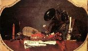 Jean Baptiste Simeon Chardin Attributes of Music painting